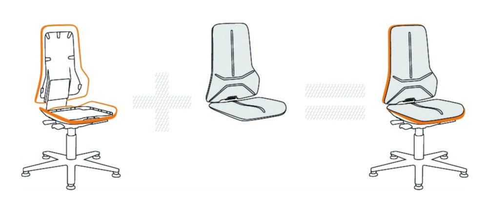Chaise de laboratoire Neon | Type: Chaise de laboratoire