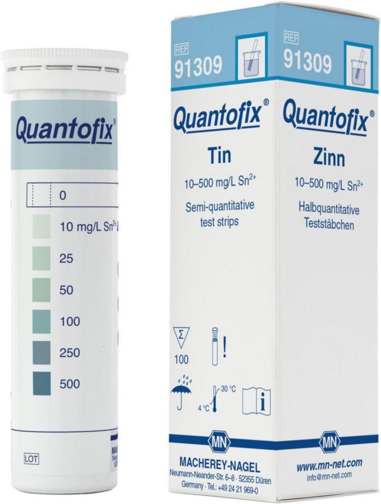 Bandelette semi-quantitative QUANTOFIX® | Pour: Étain