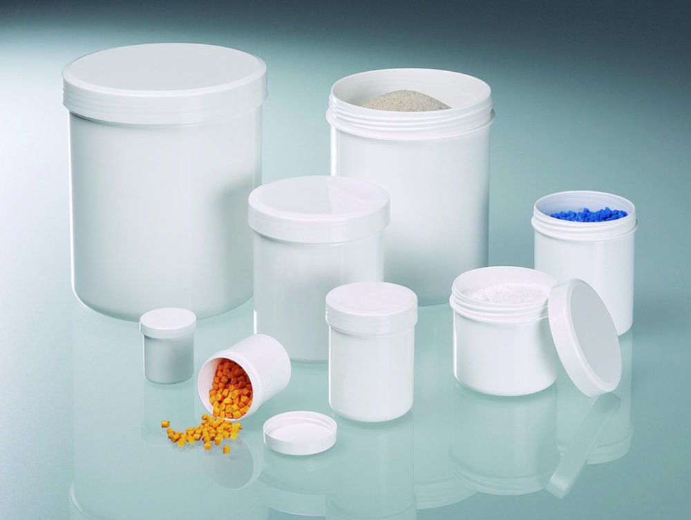 Jars with screw cap, LaboPlast®, PP | Nominal capacity: 1000 ml