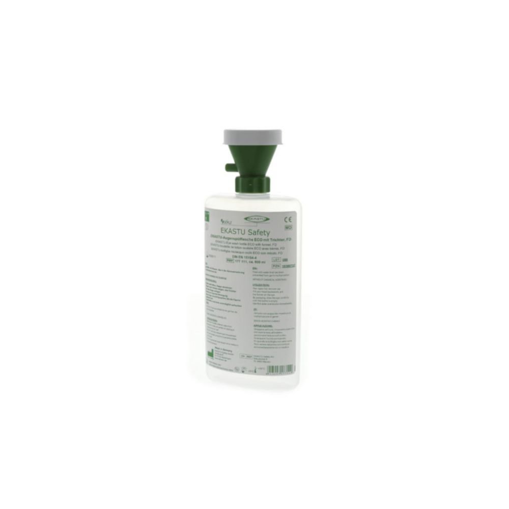 Flacon de rinçage ophtalmologique, avec coupelle | Type: Flacon de rinçage ECO ophtalmologique, avec coupelle, 600 ml