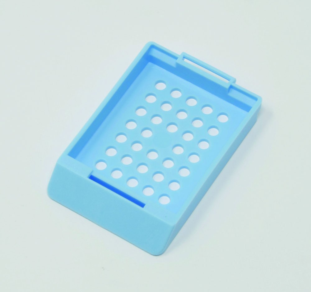 Embedding cassettes PrintMate, pore style round, without lid | Material: Plastic