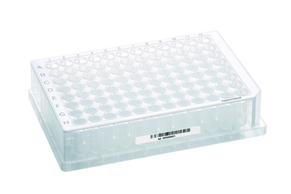 Deep-well-Platten, 96/384-well, PP, mit Barcode, PCR clean