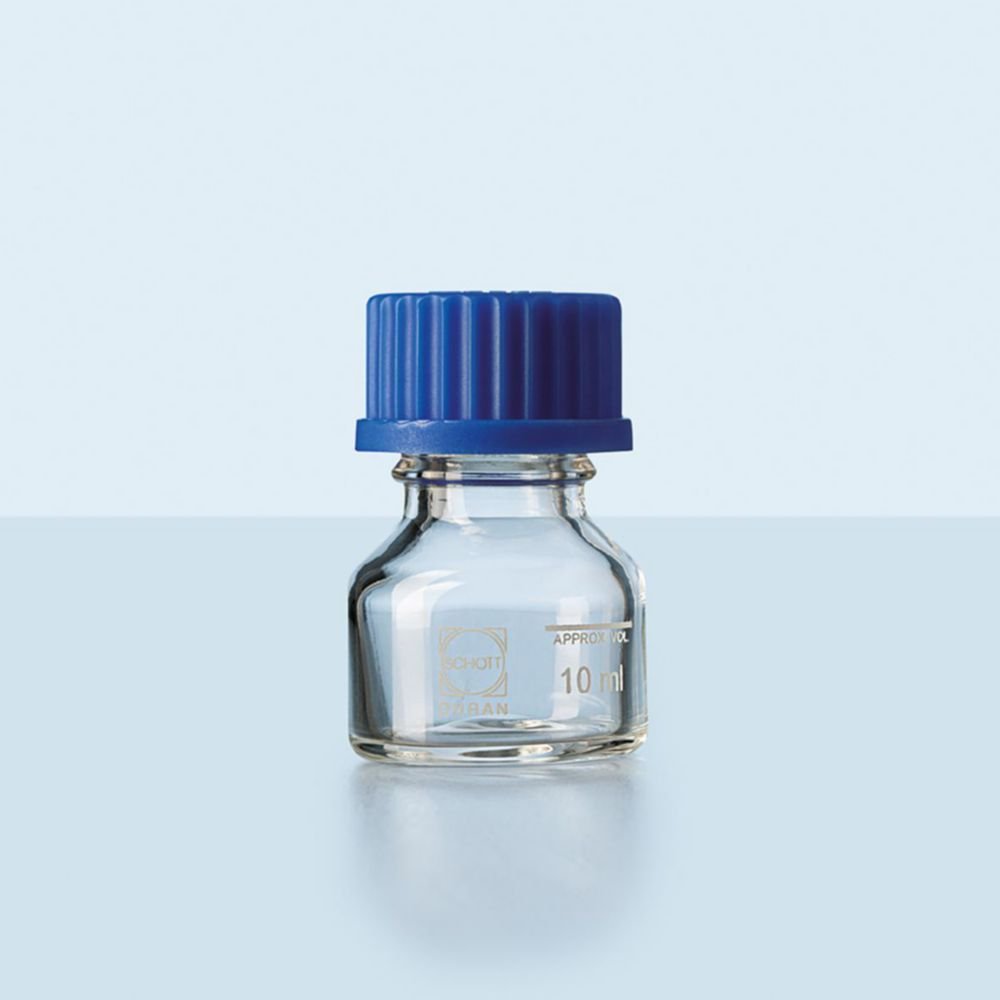 Laboratory bottles, DURAN®, with screw cap | Nominal capacity: 10 ml