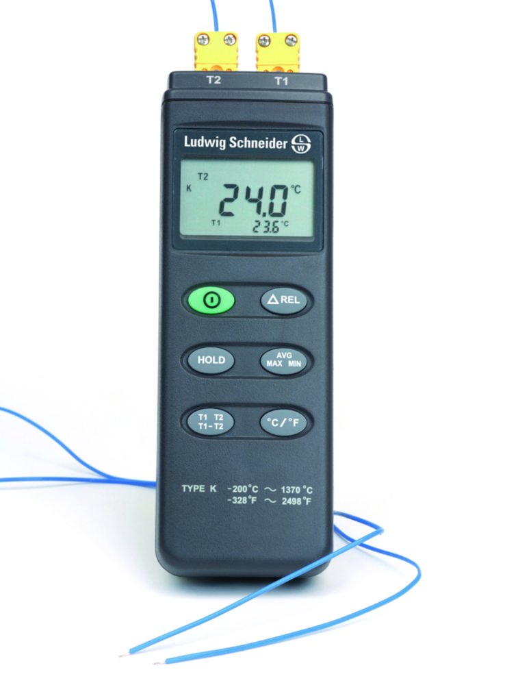 Thermomètre digital de poche Type 13100 | Description: Sonde de surface avec poignée type K, plage de mesure : -50 ... 400 °C (±2,5 °C)