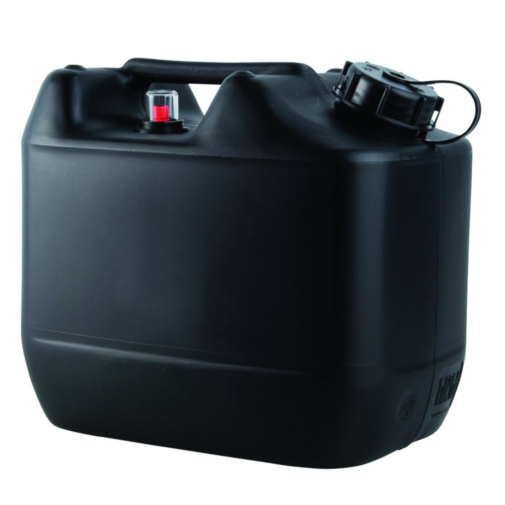 Safety containers, HDPE, electrically conductive, with level control | Nominal capacity: 10 l