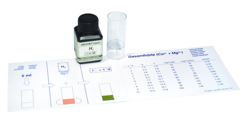 Kits de tests VISOCOLOR®alphapour analyses d'eau