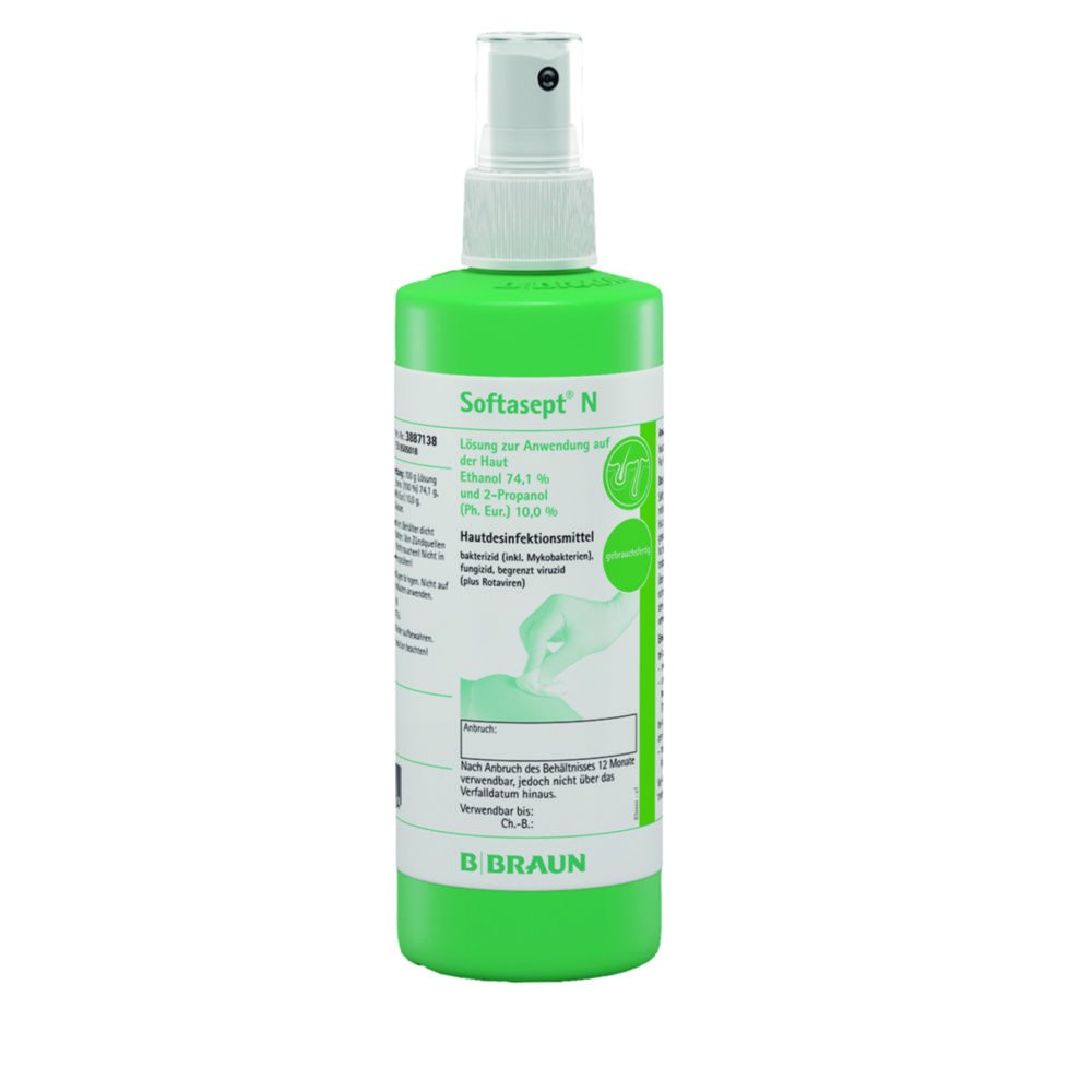 Hand Disinfectant Softasept N® | Type: Softasept N® spray bottle