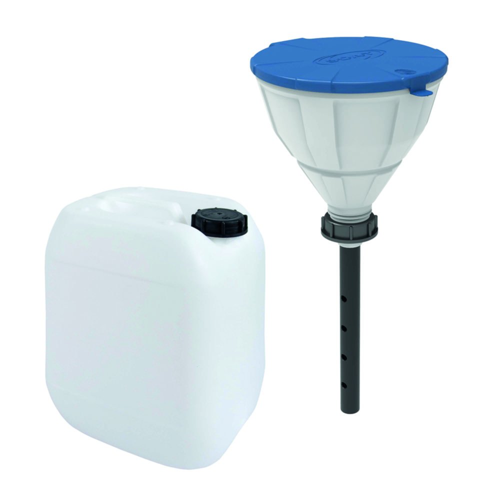 Disposal unit with funnel, V2.0, HDPE | Nominal capacity: 10 l