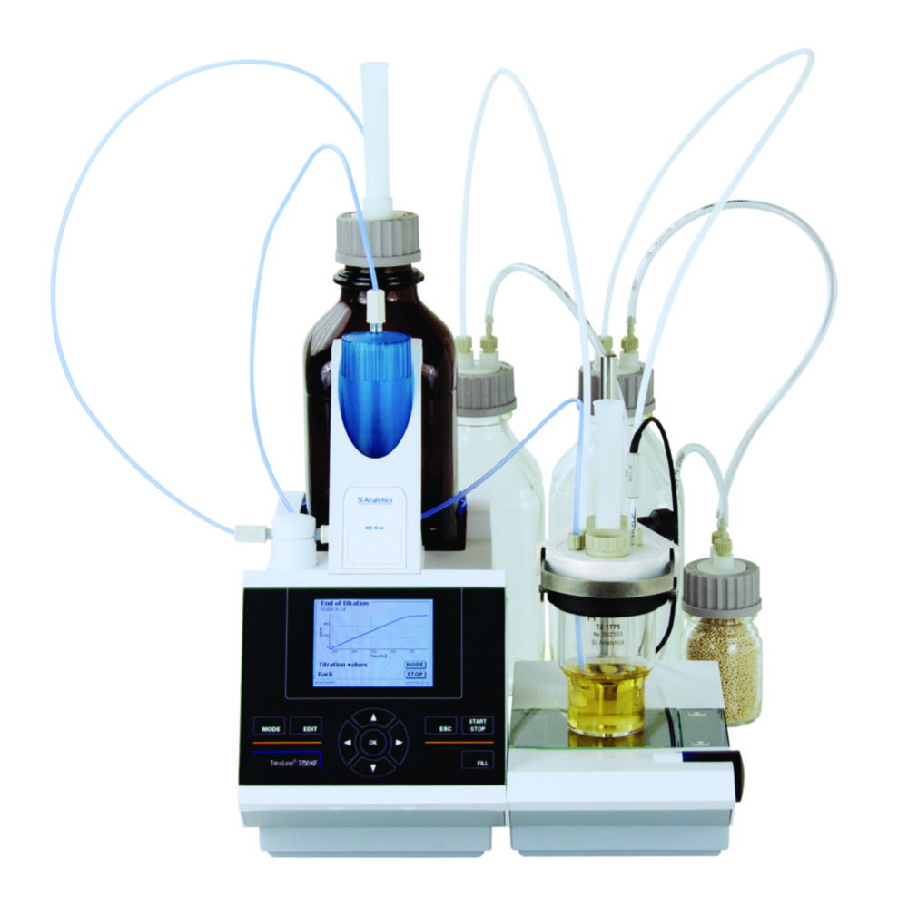 Titrator TitroLine® 7750 KF, mit Wechselaufsatz WA 20