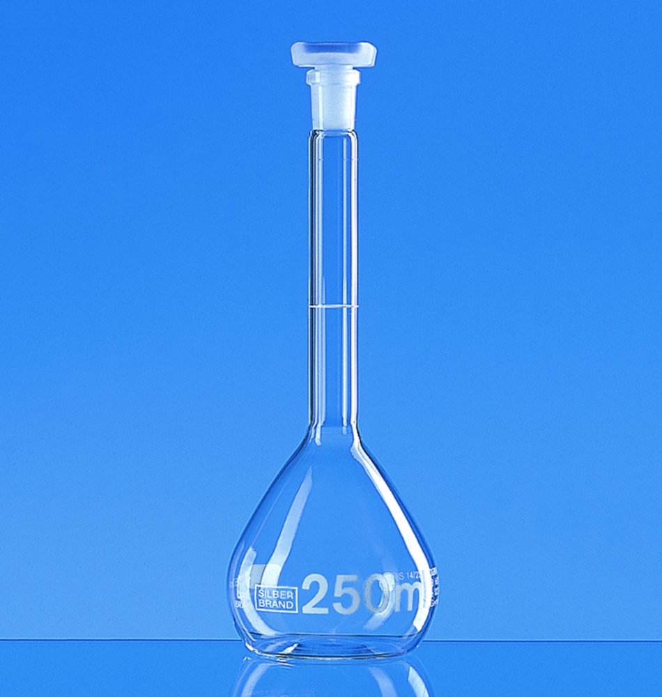 Messkolben, Borosilikatglas 3.3, Klasse B, weiß graduiert | Nennvolumen: 50 ml