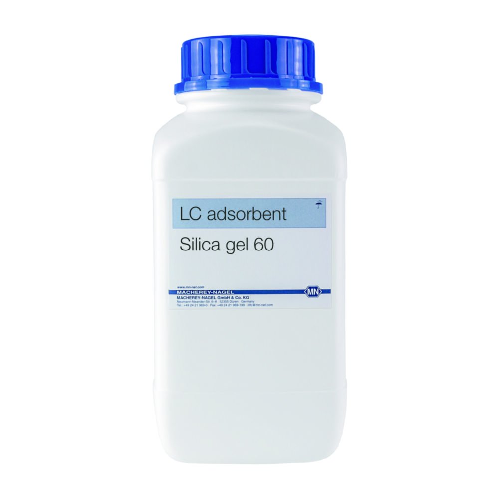 Silica adsorbents for low pressure column chromatography