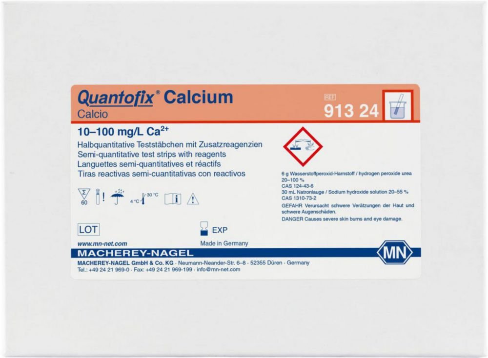 Teststäbchen QUANTOFIX® | Für: Calcium**