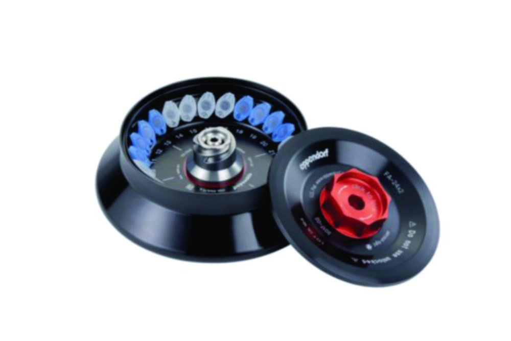 Rotors pour microcentrifugeuse 5425 | Description: Rotor angulaire FA-24x2 pour 24 tubes de 1,5/2,0 ml, étanche aux aérosols