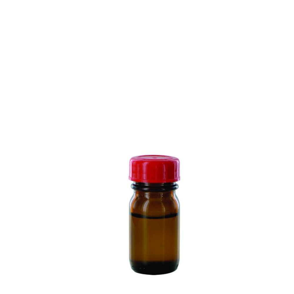 Weithalsflaschen, Glas, braun, Verschluss PTFE-kaschiert | Nennvolumen: 30 ml