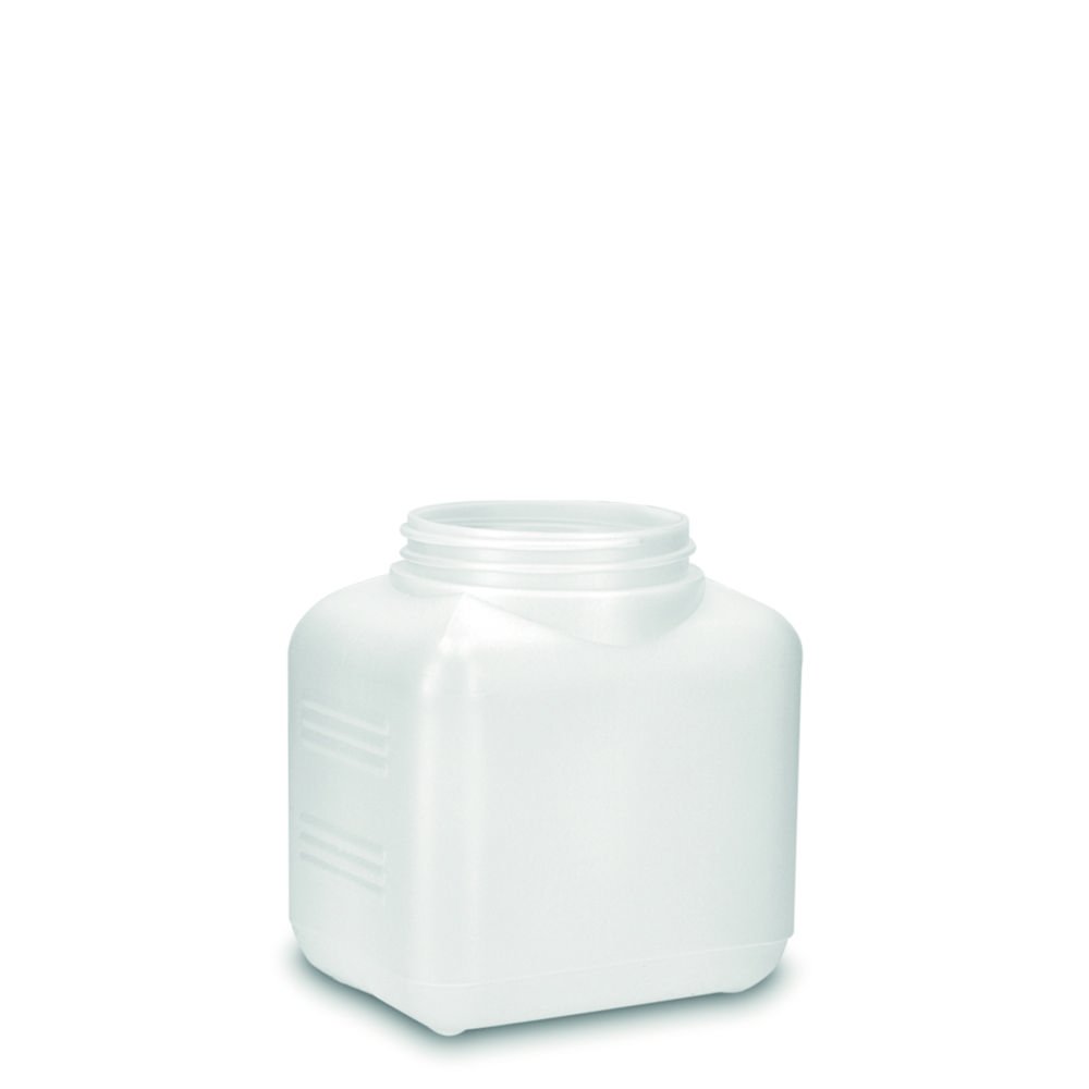 Square bottles, wide-neck, HDPE | Nominal capacity: 1000 ml