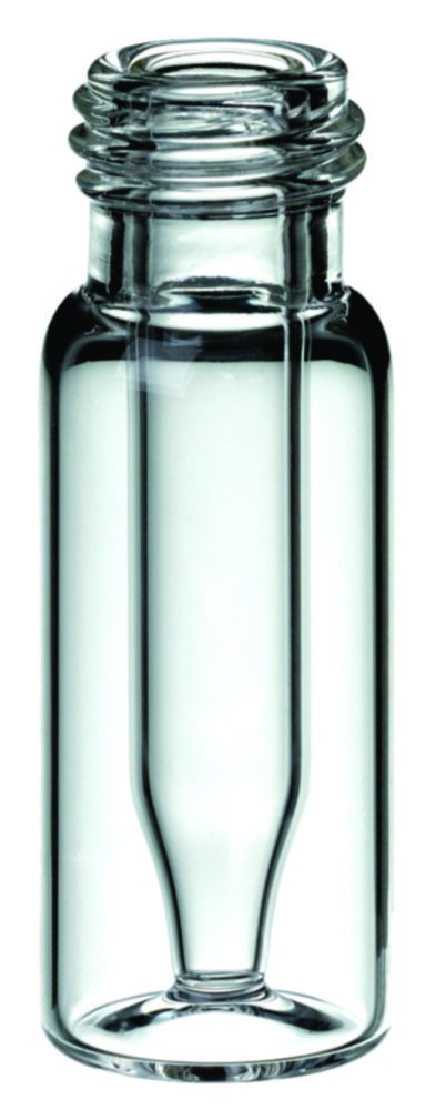 LLG-Gewindeflaschen ND9 (Kurzgewinde), weite Öffnung, Mikroflaschen | Nennvolumen: 0.3 ml