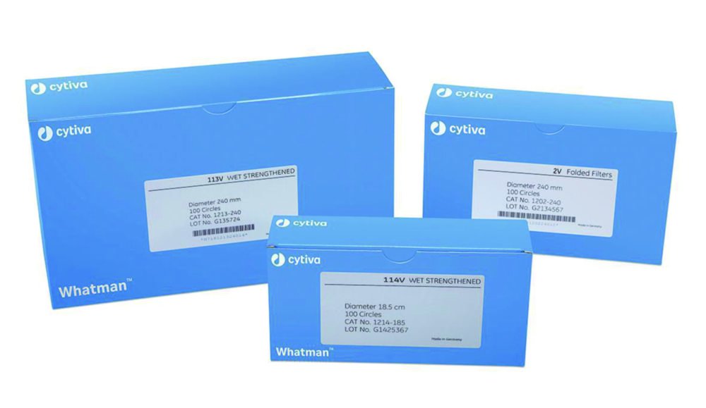 Filtrierpapiere Typ 114 V, qualitativ, Faltenfilter | Typ: 114 V