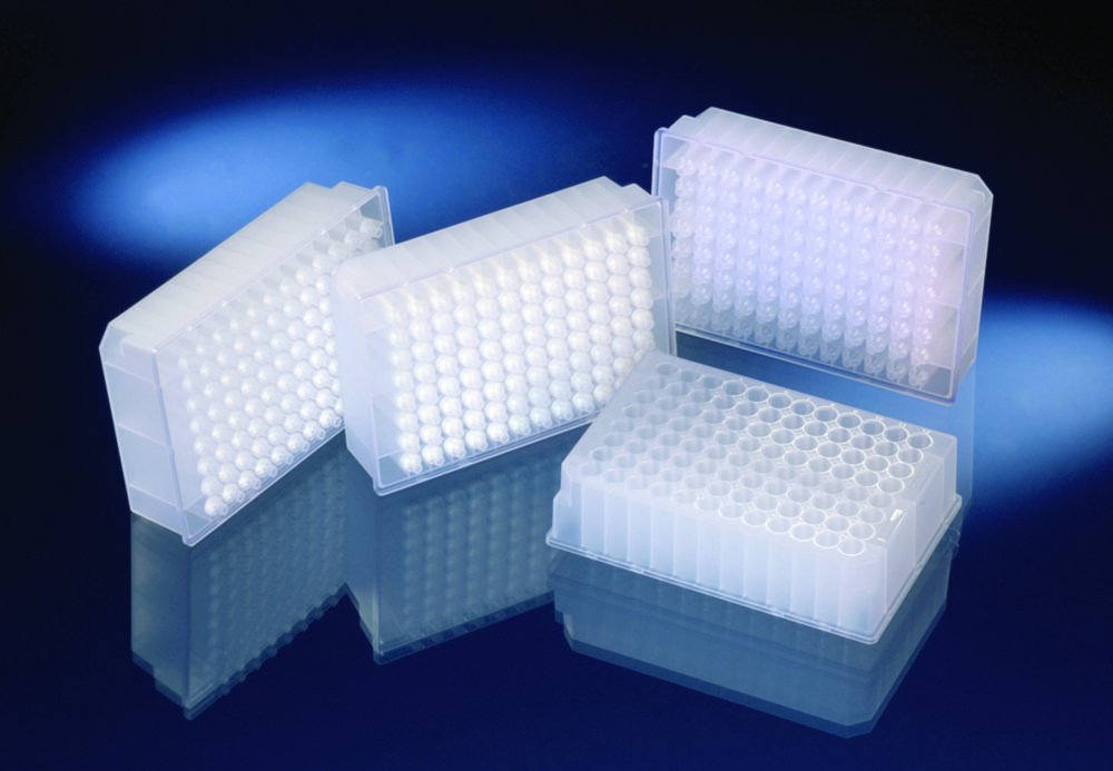 Deep Well Plates Nunc™, filter plates, PP, 96-well, glass fibre plates with PET frits