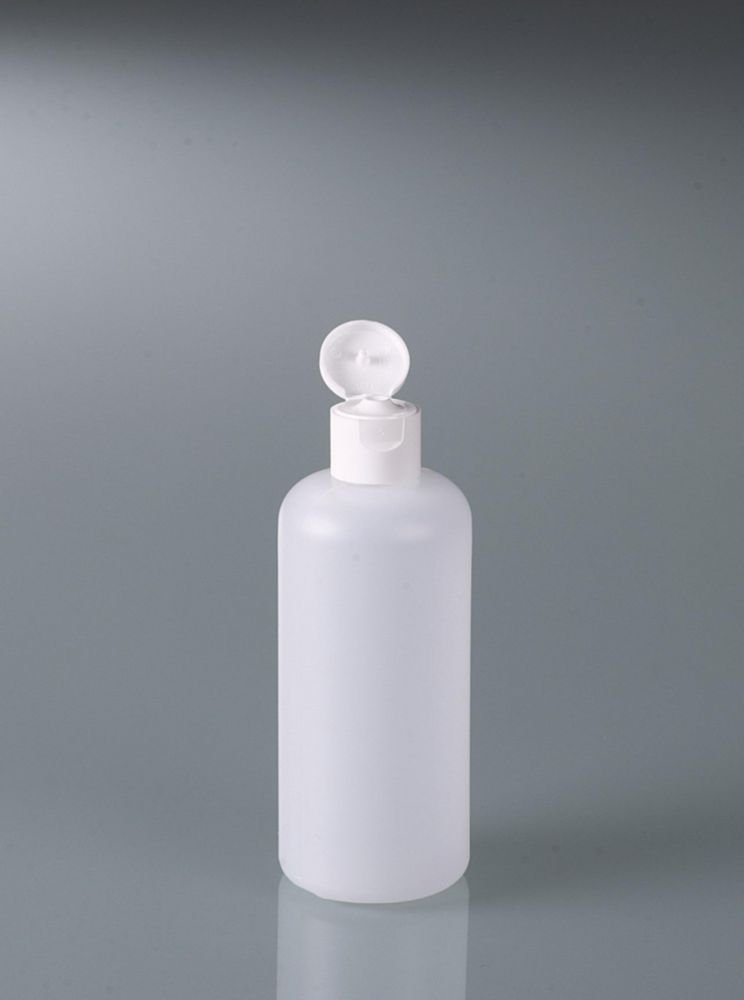 Rundflaschen, HDPE, mit Klappverschluss, PP | Nennvolumen: 250 ml
