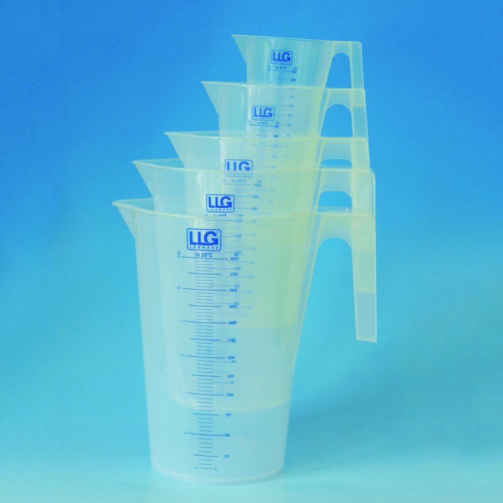 LLG-Measuring jugs with handle, PP | Nominal capacity: 2000 ml