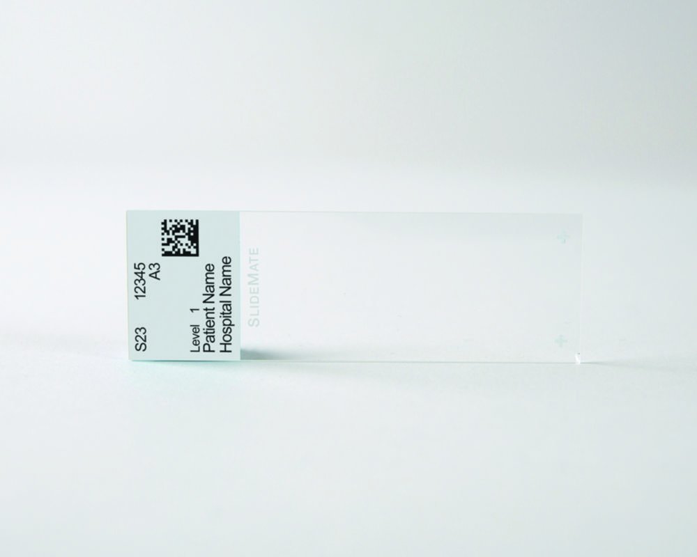 Microscope slides SlideMate™ | Labelling field: one-sided