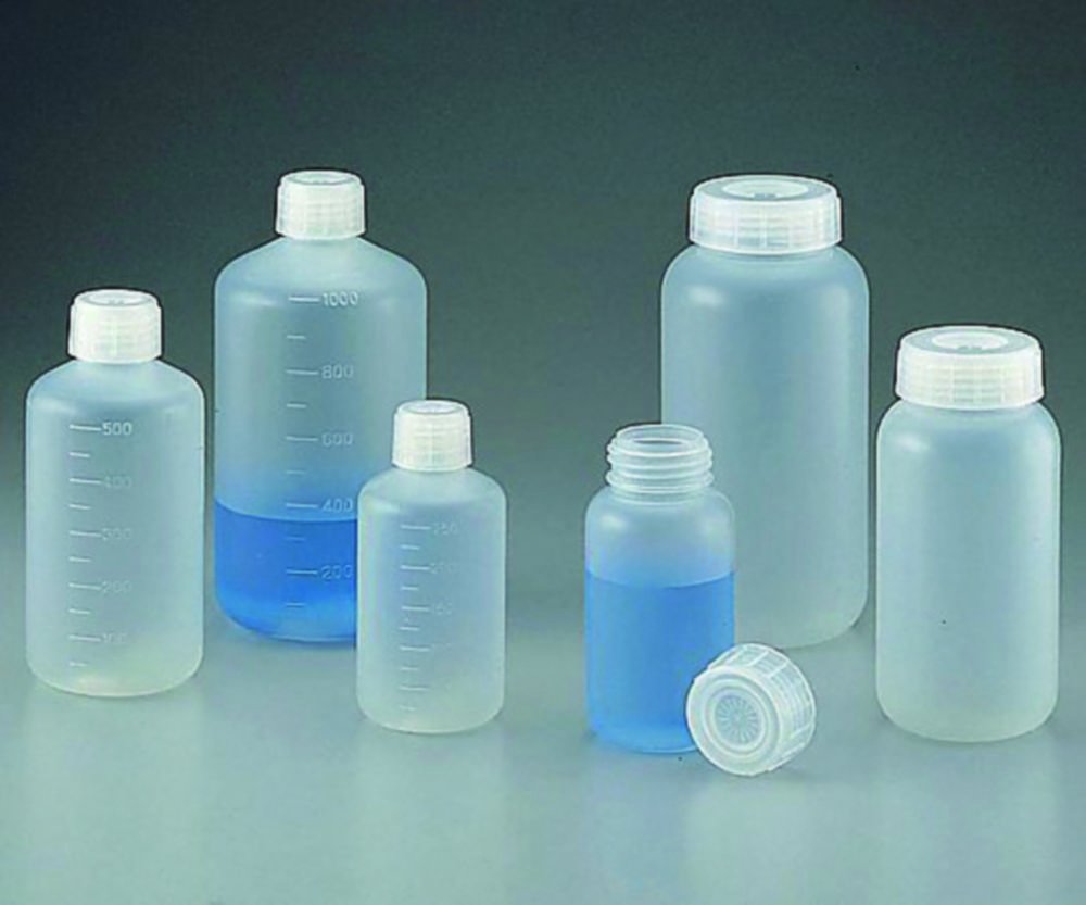Narrow-Mouth Bottles, PP, graduated, sterilized