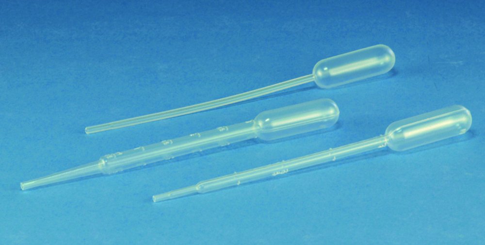Pasteur pipettes, PE | Nominal capacity: 0.5 ml