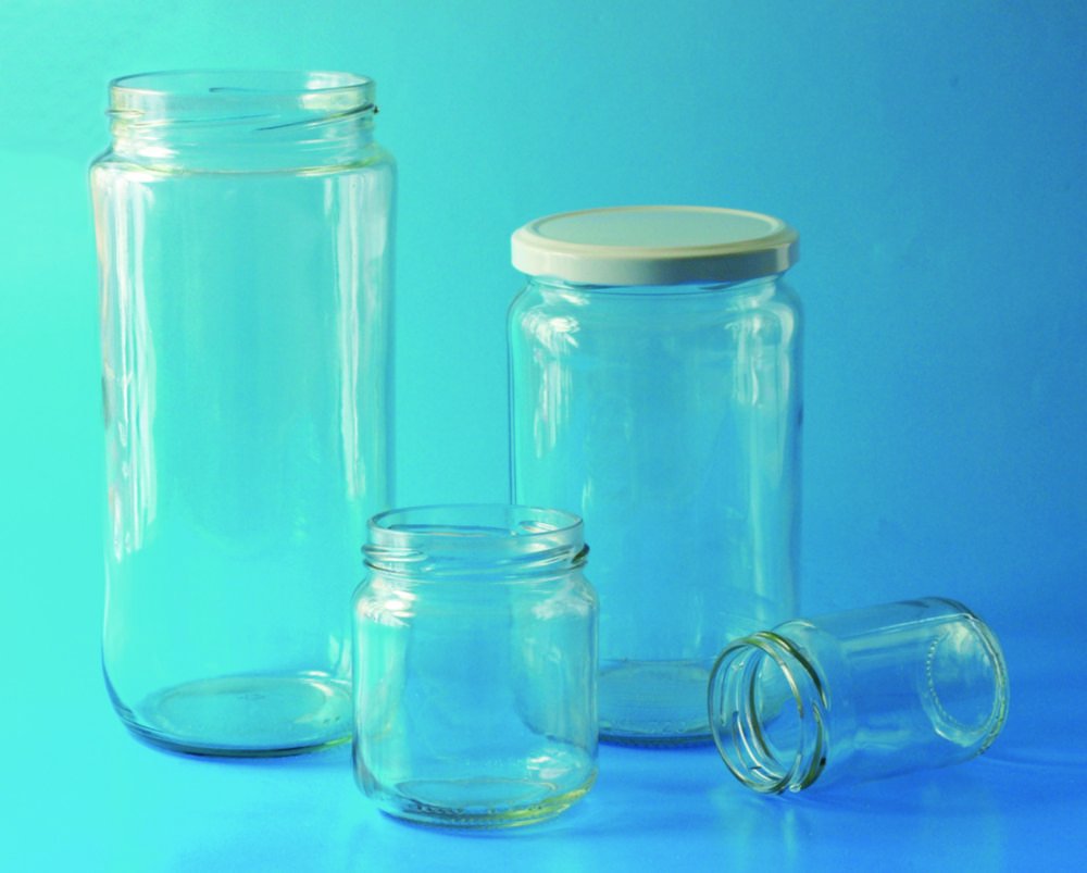 LLG-Wide-neck jars, glass