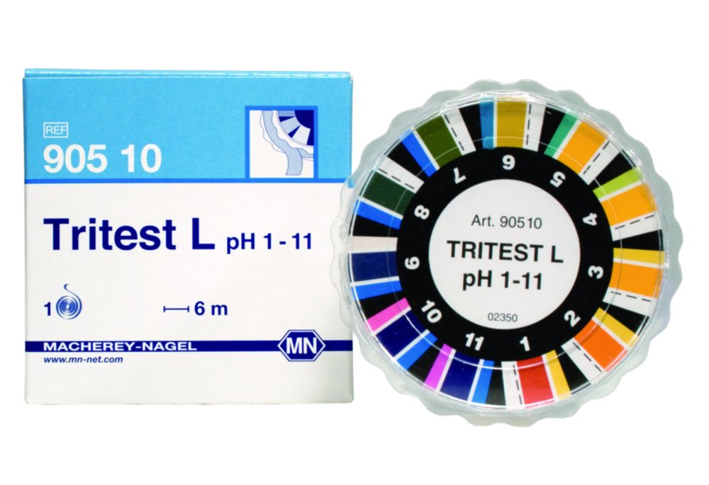 Papier indicateur de pH Tritest L | Plage pH: 1 ... 11