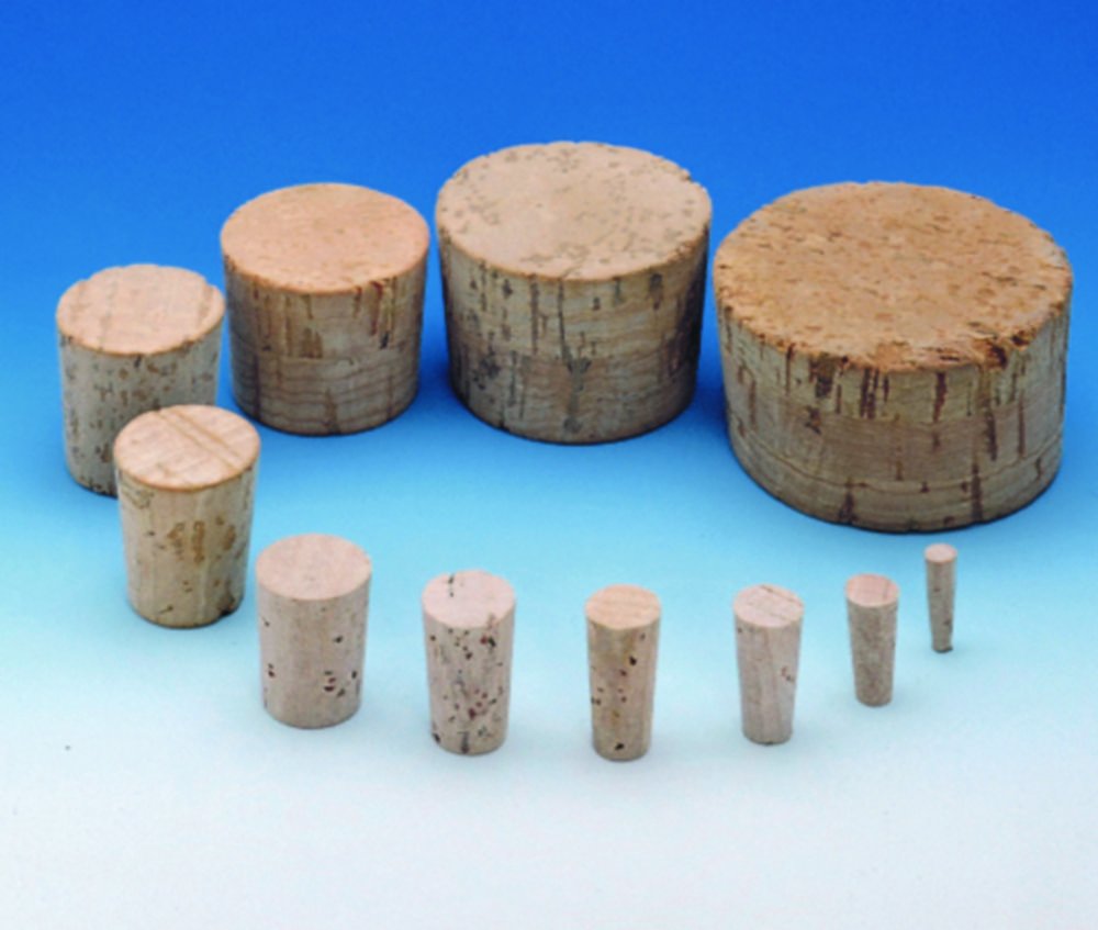 Stoppers, cork | Bottom Ø: 10 mm