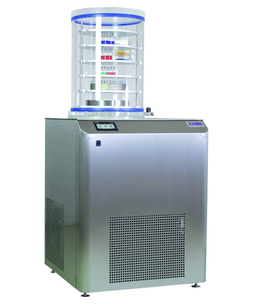 Lyophilisateur de laboratoire VaCo 10 | Type: Sublimateur VaCo 10 - Condenseur à glace -80 °C