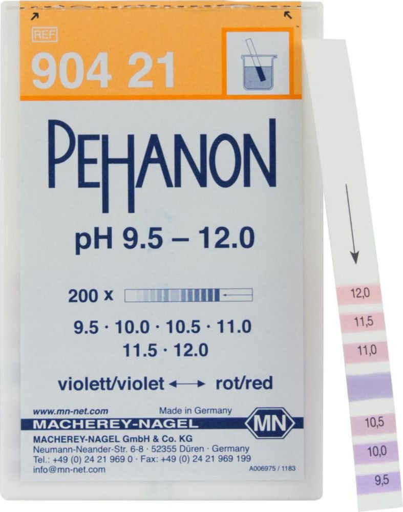 Indikatorpapiere PEHANON® | Bereich pH: 9,5 ... 12,0