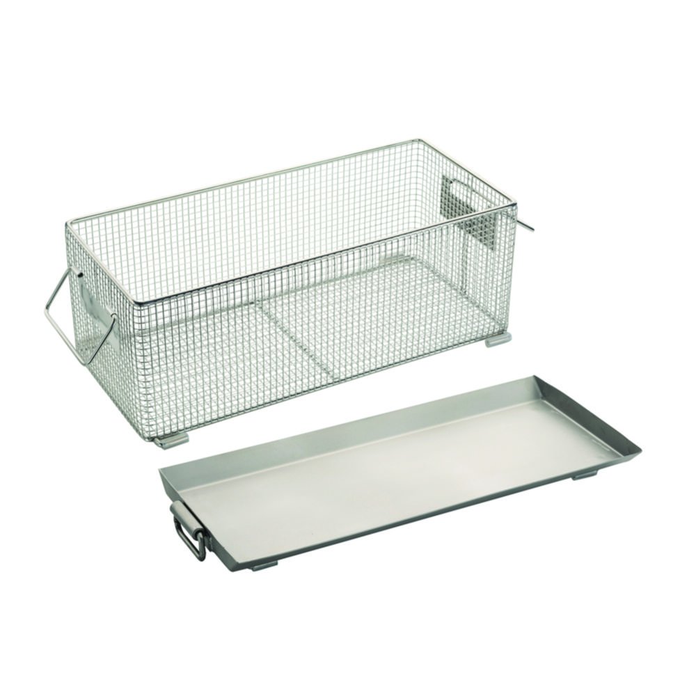 Accessories for Autoclaves, CertoClav | Description: Wire basket with drip tray