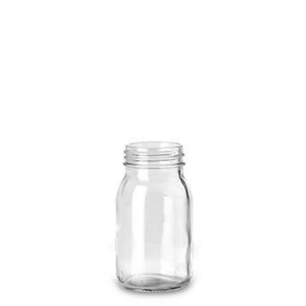 Wide-mouth bottles without closure, soda-lime glass | Nominal capacity: 150 ml