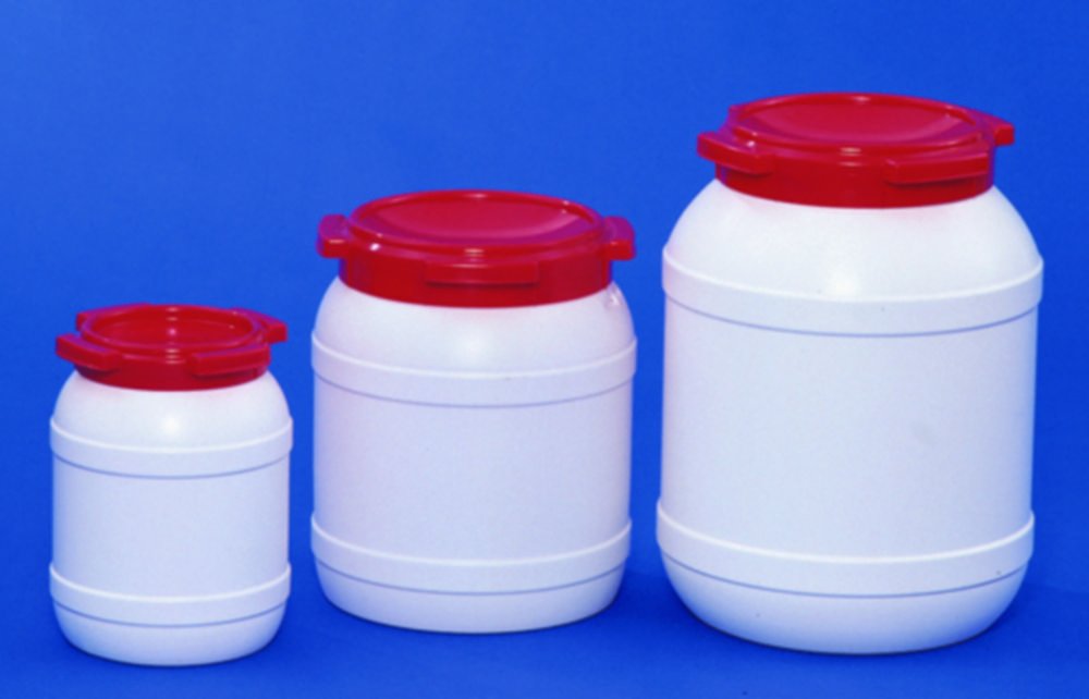Kegs, wide mouth, HDPE, with UN-approval