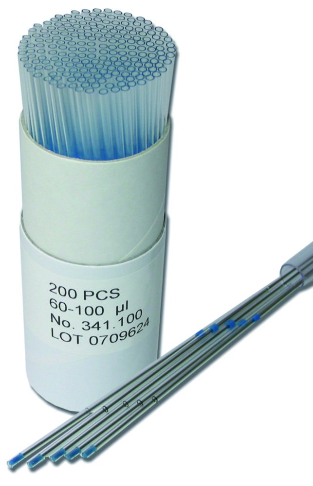 Zubehör für Direktverdrängungs-Mikroliterpipetten Acura® capillar 846 | Beschreibung: Ersatz-Glaskapillare, grün