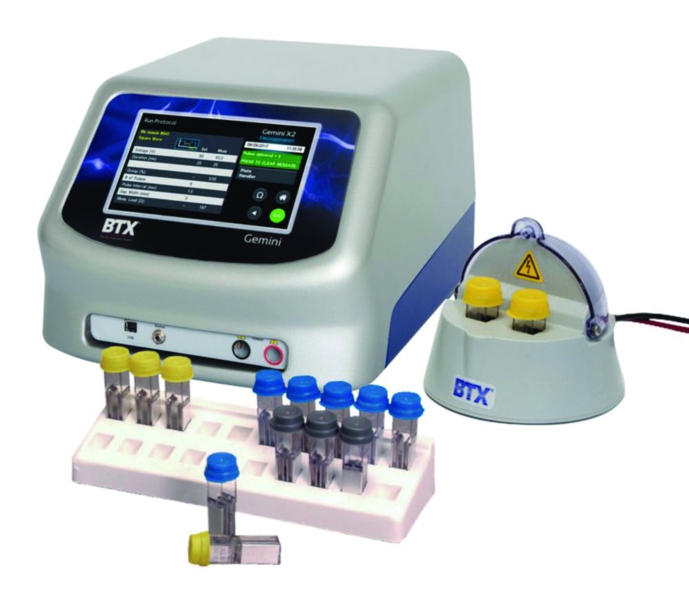 Electroporation system Gemini Twin Wave X2, Complete system