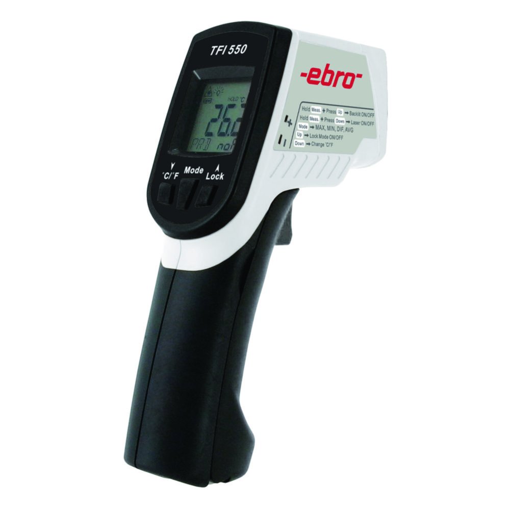 Dual Infrared Thermometer TFI 550 with NiCr-Ni Connection