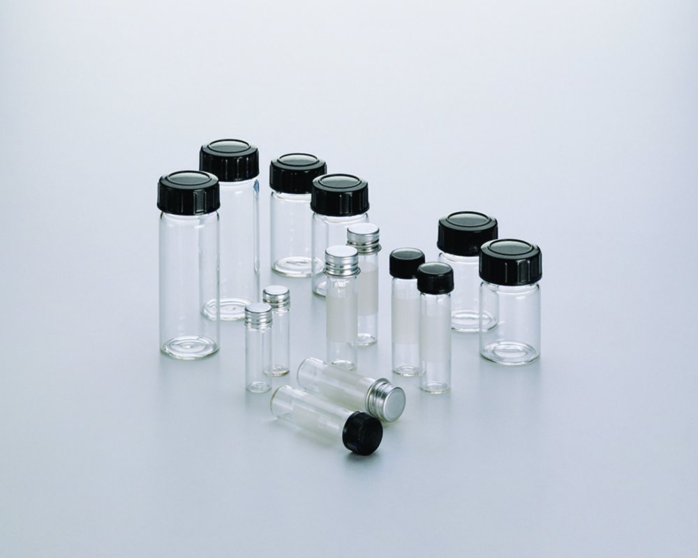 Präparategläser, Kalk-Soda-Glas, mit Schraubverschluss | Nennvolumen: 5 ml