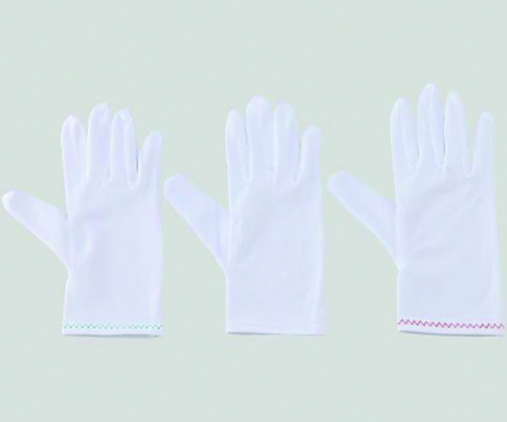 Gloves ASPURE, white, nylon | Glove size: L