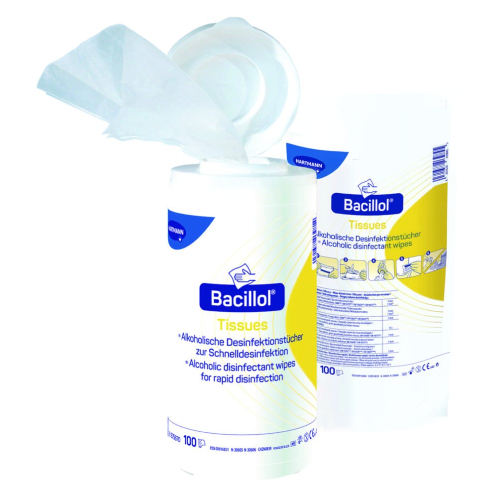 Lingettes désinfectantes Bacillol®Tissues / Bacillol®AF Tissues