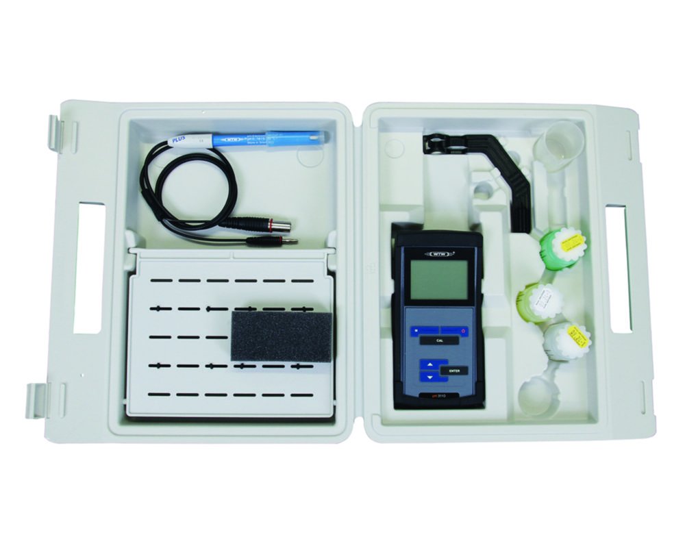 pH/Redox-Messgerät pH 3110 Set SM PRO, LLG Premium Line, inkl. pH-Elektrode Sentix 41 und Schutzhülle SM Pro