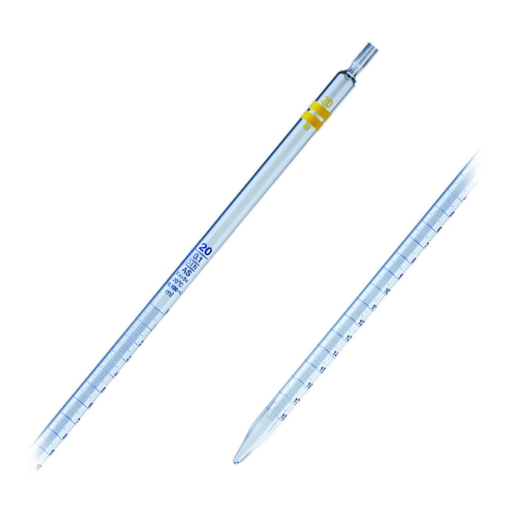 LLG-Graduated pipettes, soda glass, class AS, type 3 | Nominal capacity: 50 ml