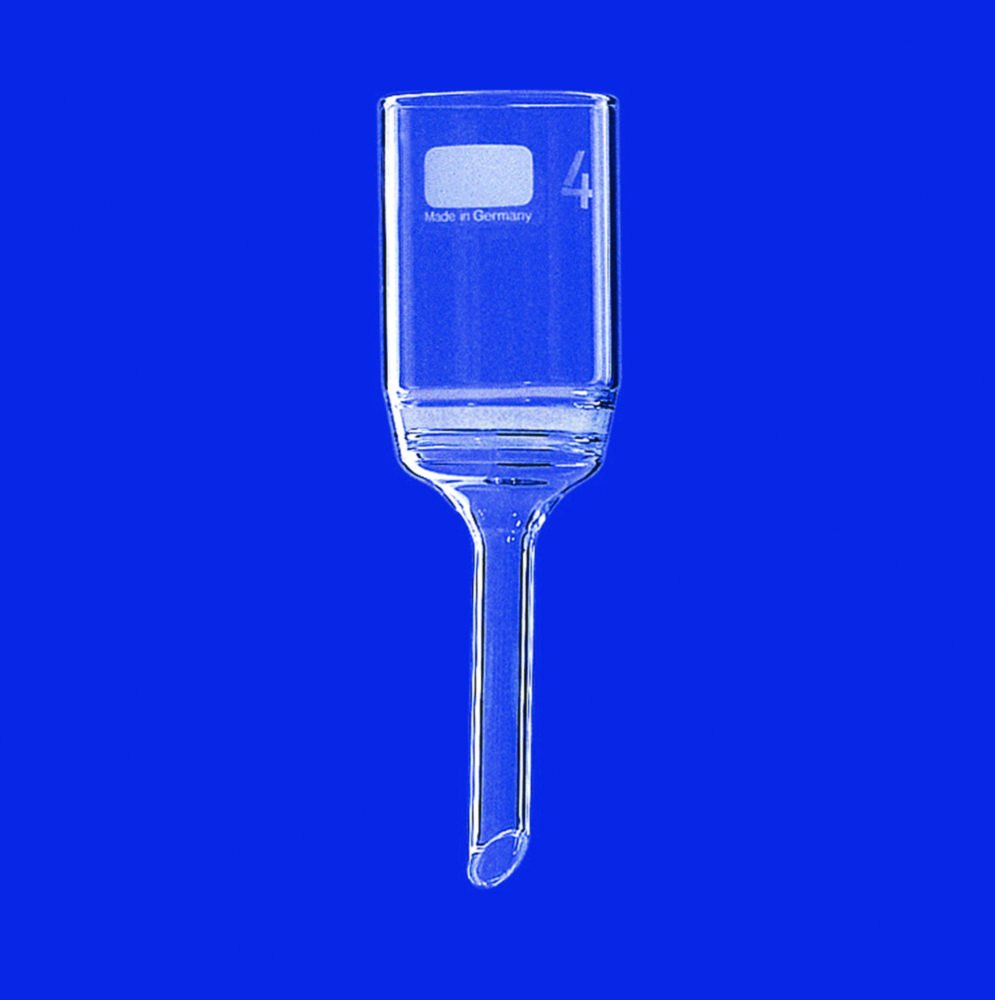 Entonnoir filtrant en verre borosilicaté 3.3