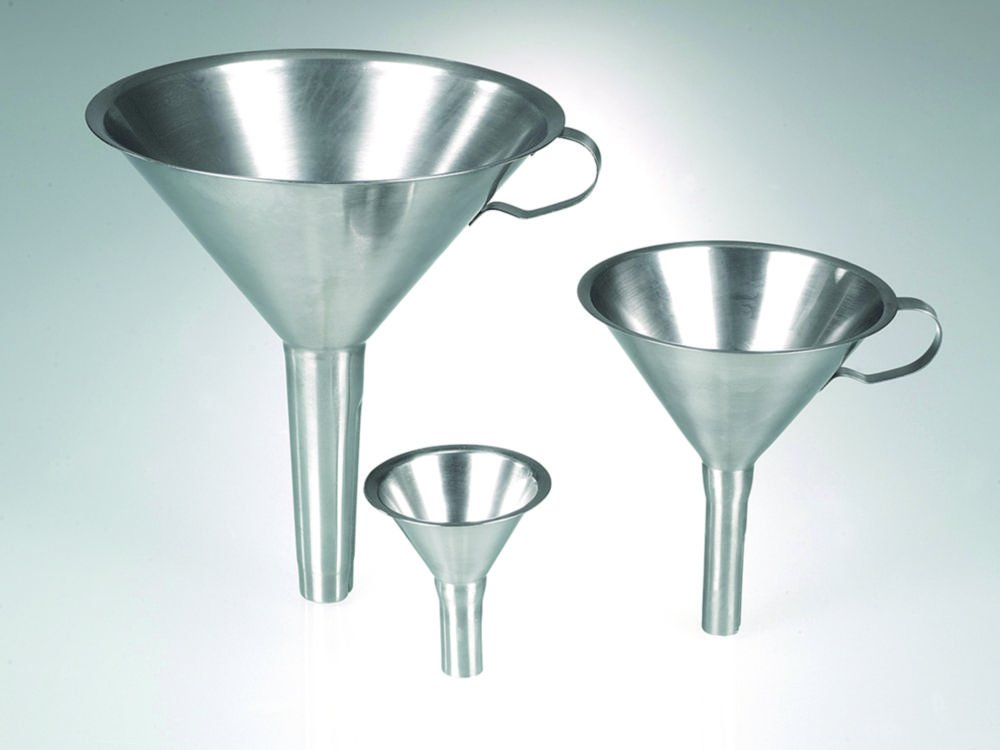 Funnels, stainless steel V2A