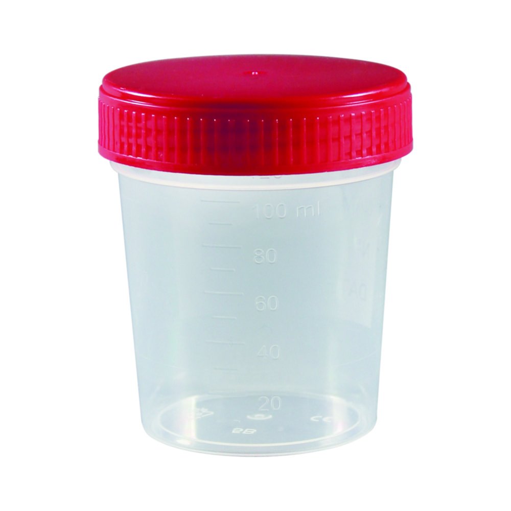 LLG-Multipurpose containers, PP, with screw cap, individually wrapped | Nominal capacity: 120 ml