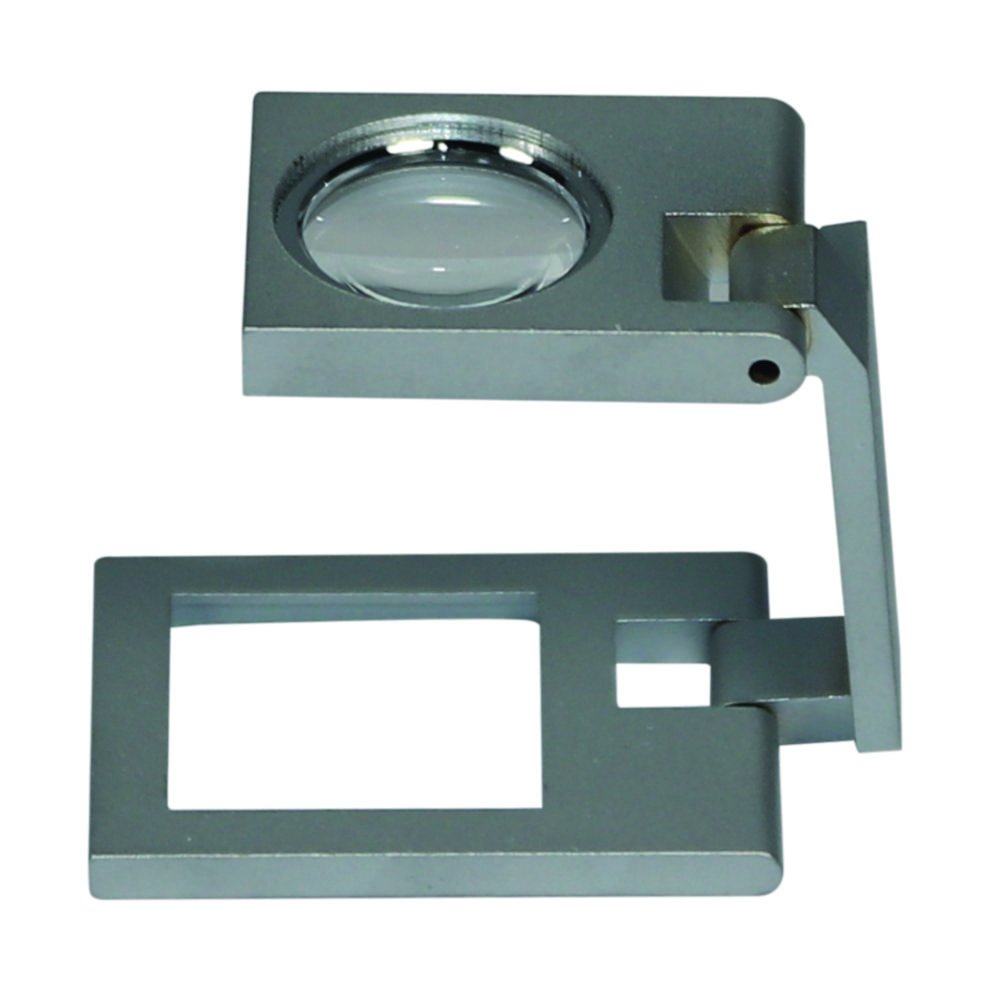 Precision linen testers, metal | Lens mm: diam. 17.5