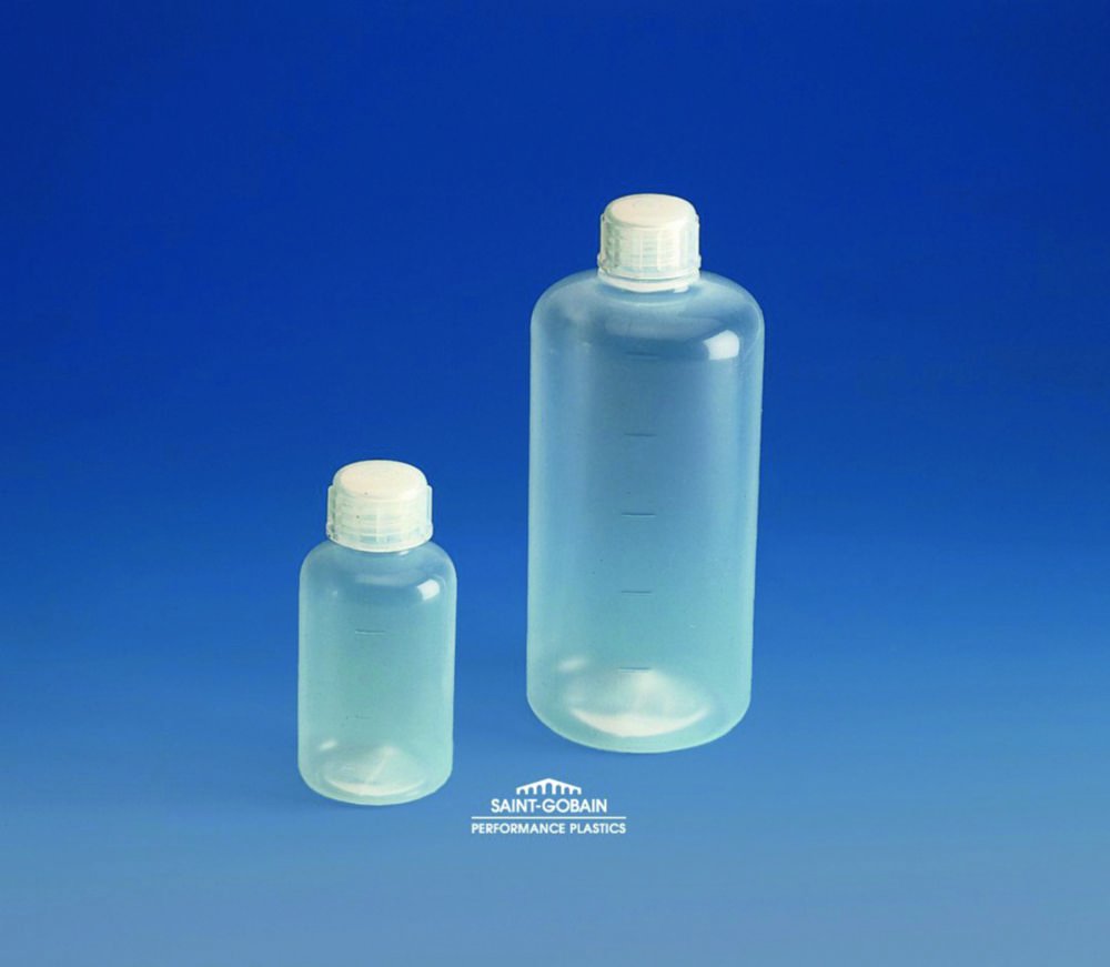 Narrow-mouth bottles with cap, PFA