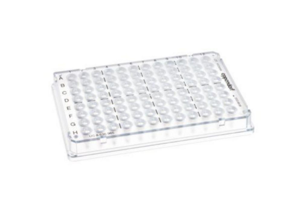 Eppendorf twin.tec® Trace PCR Plate 96, skirted, 150 µL, PCR clean, farblos, 25 Platten