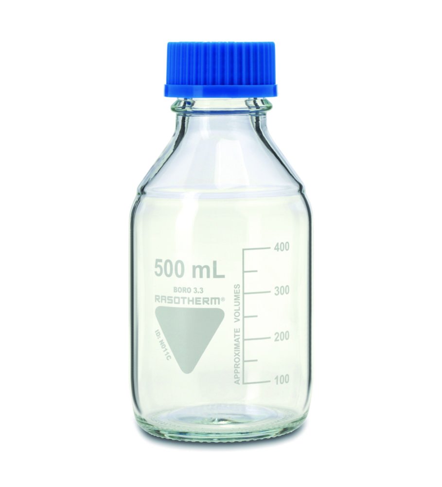 Flacon de laboratoire, en verre borosilicate 3.3, GL 45